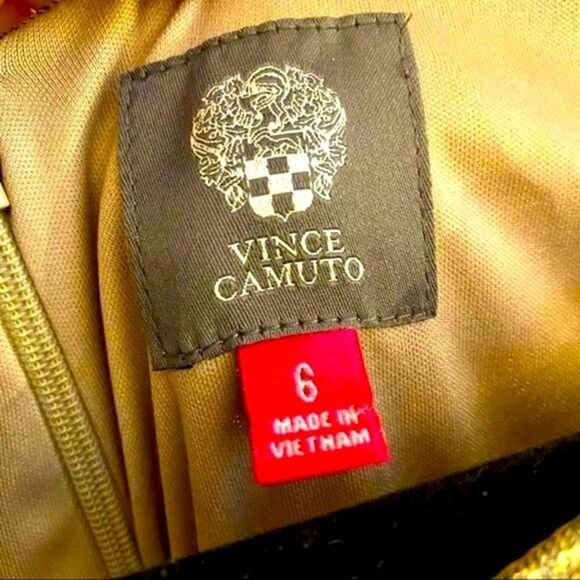 VINCE CAMUTO METALLIC JACQUARD SHEATH DRESS 6 NWT - Picture 10 of 15